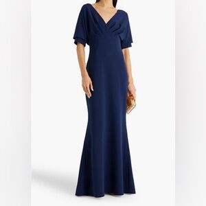 Badgley Mischka Navy Gown